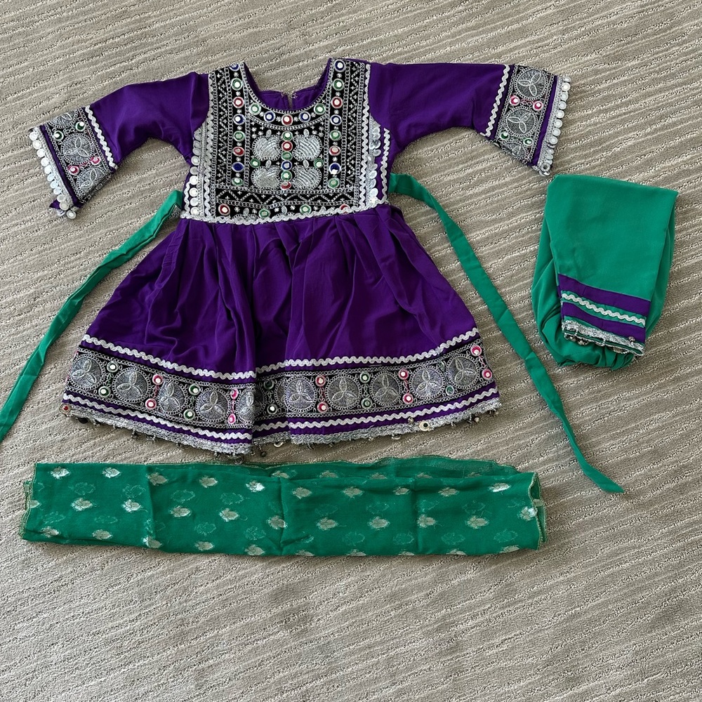 Afghan girl dress